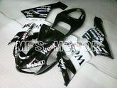 Kawasaki NINJA ZX6R 2005-2006 Injection ABS Fairing - West - Black White - MFS3814